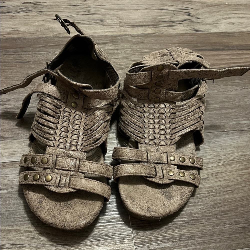 Brown Gladiator Sandals